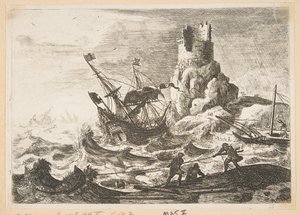 A hajótörés, kb. 1638-41. alkotó: Claude Lorrain
