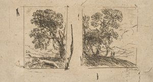 A két táj, kb. 1630. alkotó: Claude Lorrain