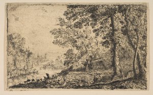 A látomás, kb. 1630. alkotó: Claude Lorrain