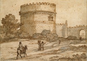 Cecilia Metella sírja, 1669 alkotó: Claude Lorrain