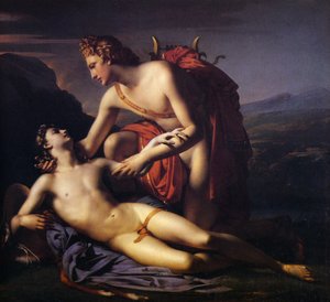 Apollo és Cyparissus, 1820 alkotó: Claude Marie Paul Dubufe