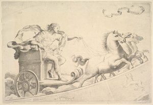Allegória XIV. Lajos tiszteletére. alkotó: Claude Mellan
