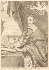 Armand Jean du Plessis, Richelieu bíboros alkotó: Claude Mellan