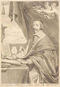 Armand Jean du Plessis, Richelieu bíboros alkotó: Claude Mellan