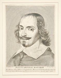 Jules Mazarin bíboros (1602-1661) alkotó: Claude Mellan