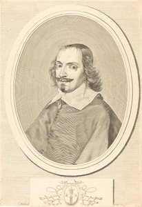 Jules Mazarin bíboros alkotó: Claude Mellan