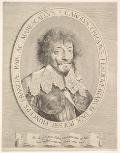 Créquy I. Károly, Lesdiguières hercege, 1633. alkotó: Claude Mellan