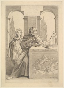 David: Talon címlapja, LHistoire Sainte, III, 1645. alkotó: Claude Mellan