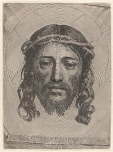 Krisztus arca alkotó: Claude Mellan