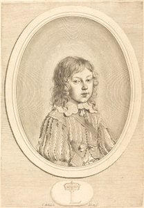 XIV. Lajos fiúként alkotó: Claude Mellan