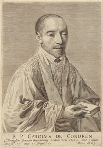 Charles de Condren portréja alkotó: Claude Mellan