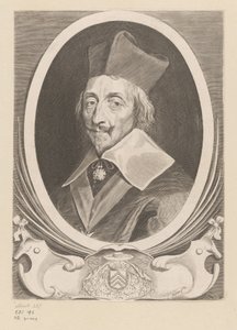 Armand-Jean du Plessis, Richelieu bíboros portréja alkotó: Claude Mellan