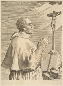 Borromeo Szent Károly alkotó: Claude Mellan