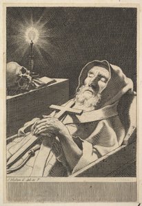 Paolai Szent Ferenc alkotó: Claude Mellan