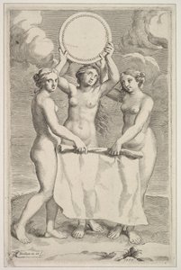 A három kegyelem, 1659. alkotó: Claude Mellan