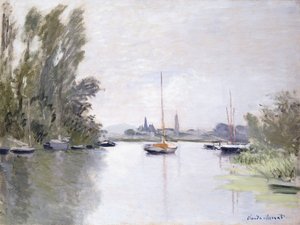 Argenteuil, a Szajna kis karjának képe, 1872 alkotó: Claude Monet