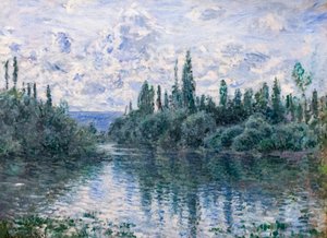 A Szajna karja Vetheuil közelében, kb. 1878 (olaj, vászon) alkotó: Claude Monet