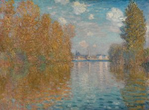 Őszi hatás Argenteuilban, 1873. alkotó: Claude Monet