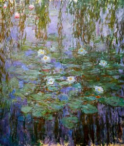 Kék tavirózsa (részlet) alkotó: Claude Monet