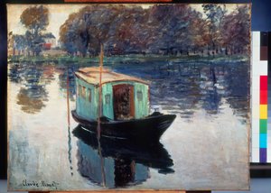 Hajó stúdió alkotó: Claude Monet