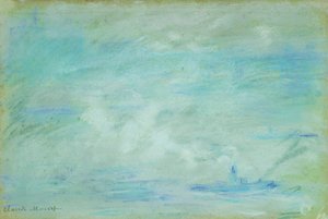 Hajó a Temzén, ködhatás; Hajó a Temzén, ködhatás, 1901 alkotó: Claude Monet