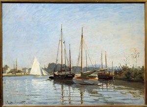 Élményhajók Argenteuilban Claude Monet festménye (1840-1926) 1873 V. 0,49x0,65 m Párizs, Musee d