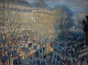 Boulevard des Capucines Párizsban alkotó: Claude Monet