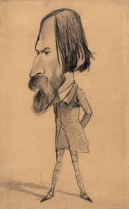 Auguste Vacquerie karikatúrája alkotó: Claude Monet