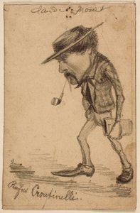 Henri Cassinelli ("Rufus Croutinelli") karikatúrája alkotó: Claude Monet