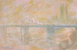 Charing-Cross Bridge Londonban, kb. 1902 alkotó: Claude Monet