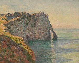 Cliff és Porte dAval, 1885. alkotó: Claude Monet