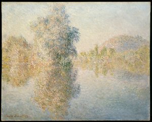 Kora reggel a Szajnán Givernyben, 1893 alkotó: Claude Monet