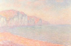 Pourville sziklái, reggel alkotó: Claude Monet