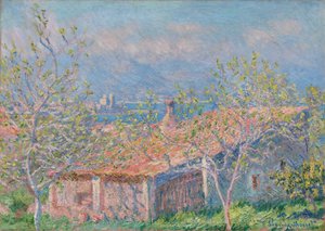 Kertész háza Antibes-ben alkotó: Claude Monet