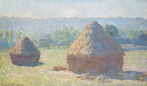 Szénakazal, nyár vége alkotó: Claude Monet