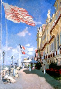 Hotel des Roches Noires, Trouville, 1870 alkotó: Claude Monet