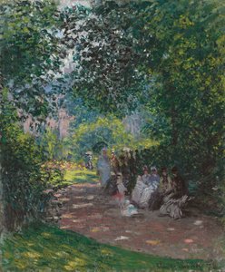 A Monceau Parkban, 1878 alkotó: Claude Monet