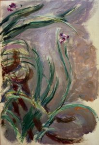 Írisz (Irises) alkotó: Claude Monet