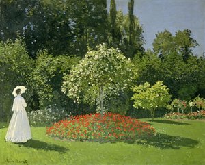 Jeanne Marie Lecadre a kertben alkotó: Claude Monet