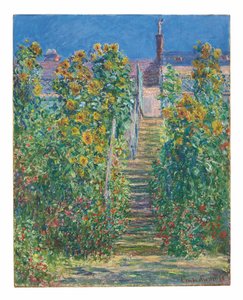 A lépcsőház Vétheuilban alkotó: Claude Monet