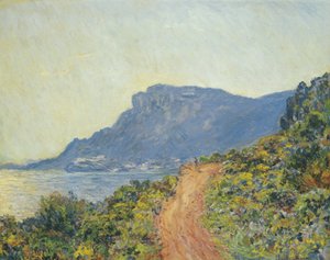 A Corniche Monaco közelében alkotó: Claude Monet