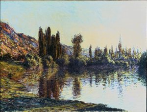 A Szajna Vétheuilnál alkotó: Claude Monet