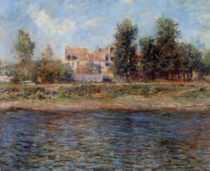 A Seine-hegy, 1880. alkotó: Claude Monet