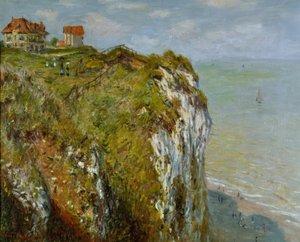 Dieppe-i szikla alkotó: Claude Monet