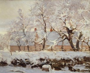 La pie (A szarka) alkotó: Claude Monet