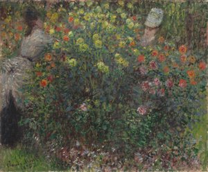 Hölgyek virágban, 1875 alkotó: Claude Monet