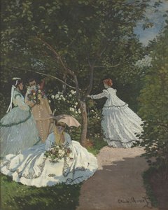 Hölgyek a kertben alkotó: Claude Monet
