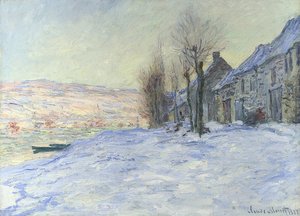 Lavacourt hó alatt. 1878-81 körül alkotó: Claude Monet