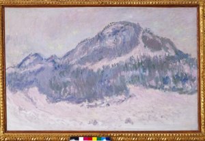 Le Mont Kolsaas en Norvège (Mont Kolsaas, reflets roses) alkotó: Claude Monet