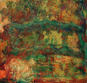 A japán híd (Vízililiomok, a japán híd) alkotó: Claude Monet